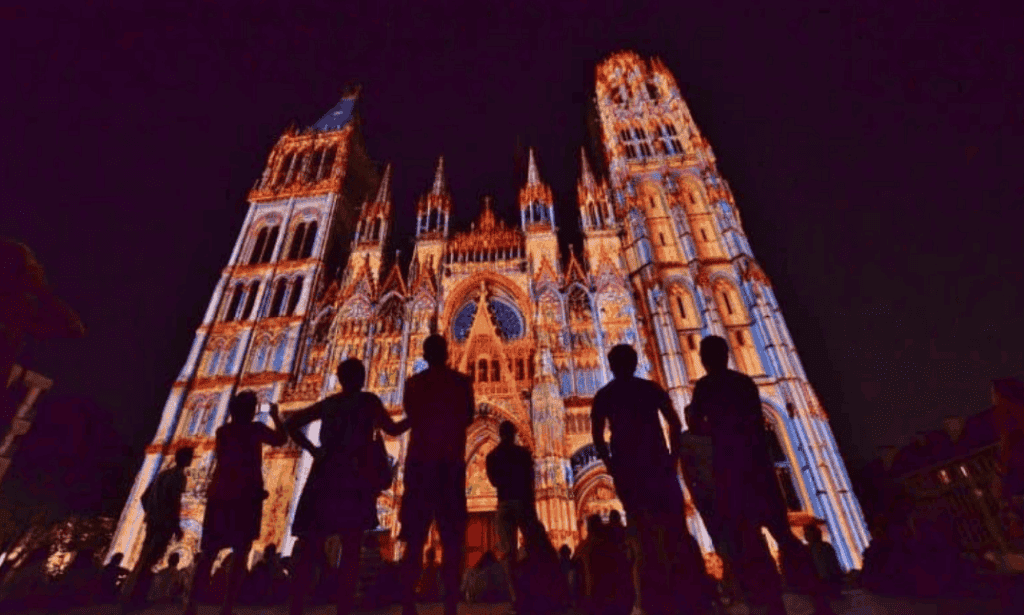 rouen Cathédrale Lumière